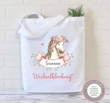 Preview: zauberhafte personalisierte Spardose Pferd Einschulung Schulkind KITA Wunschname Name Geburtstag von Lüttentüddel®